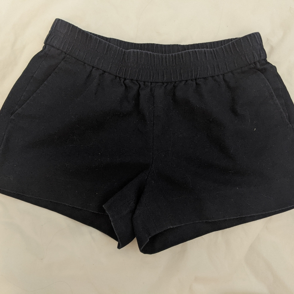 Navy J Crew cotton/canvas shorts